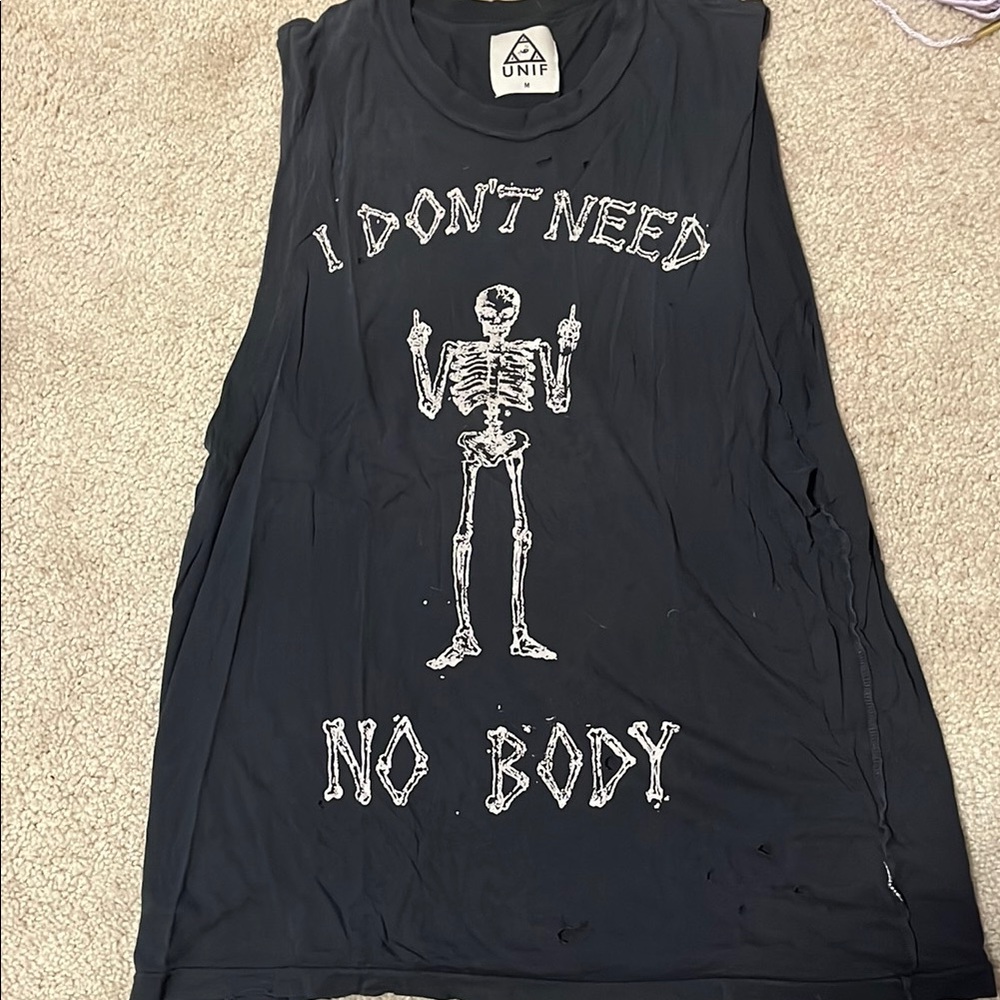 UNIF I Don’t Need No Body muscle tank